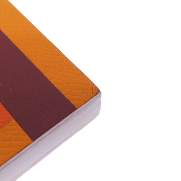 HERMES Orange Leather Bag Charm - Picture 8 of 10